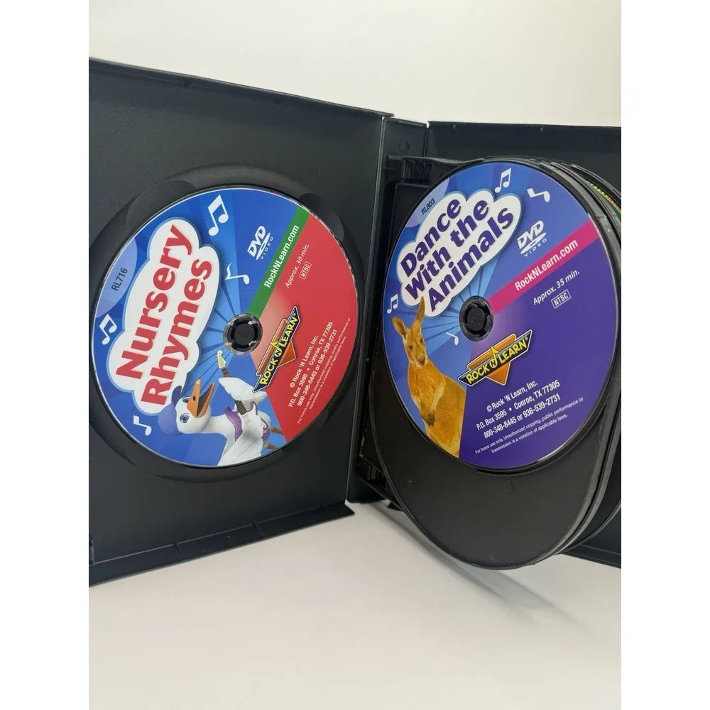Rock 'N Learn Preschool Collection DVD Set – 8 Disc Educational Learning Bundle